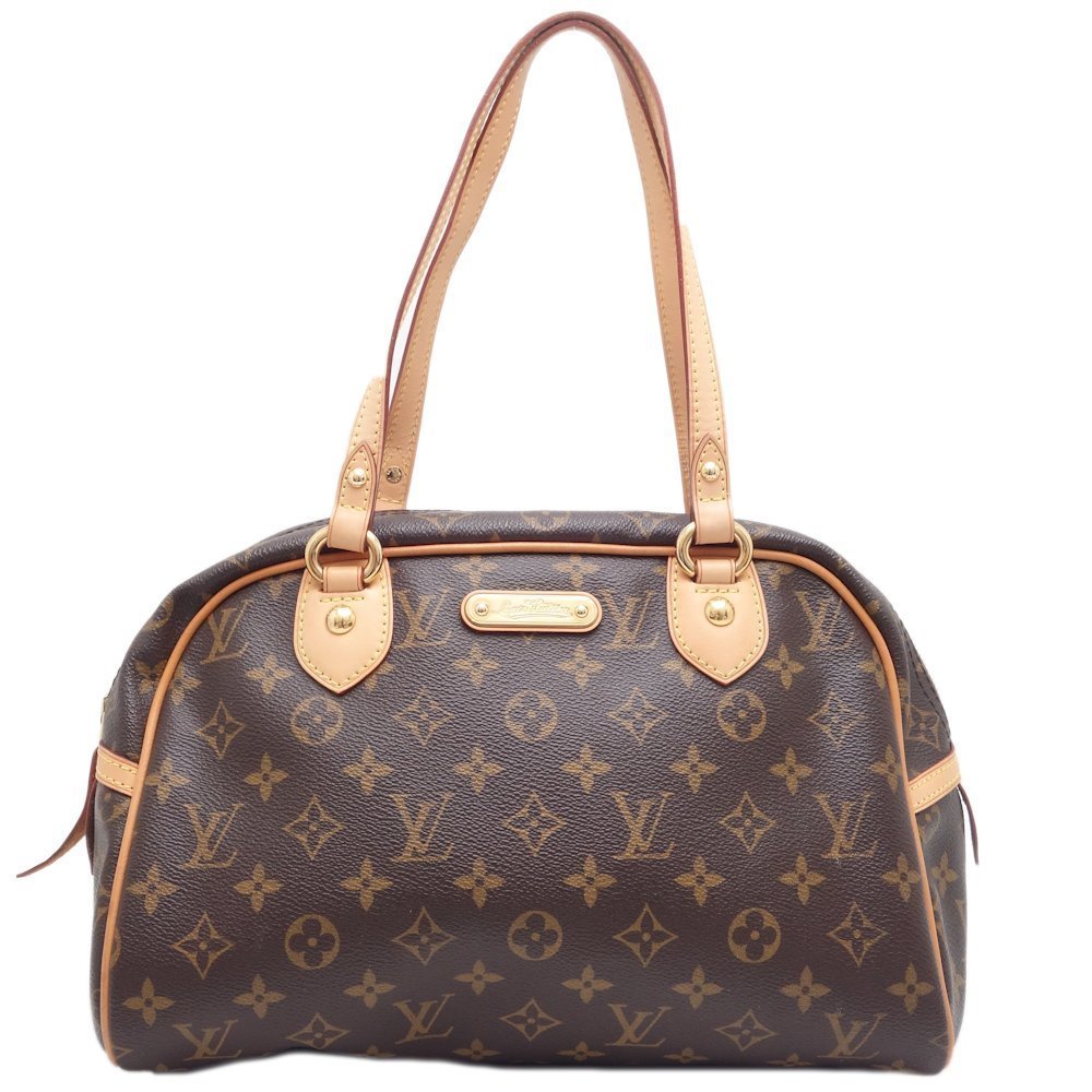 Louis Vuitton Monogram Montorgueil PM Shoulder Bag Brown